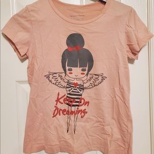 Keep on dreaming pink shirt